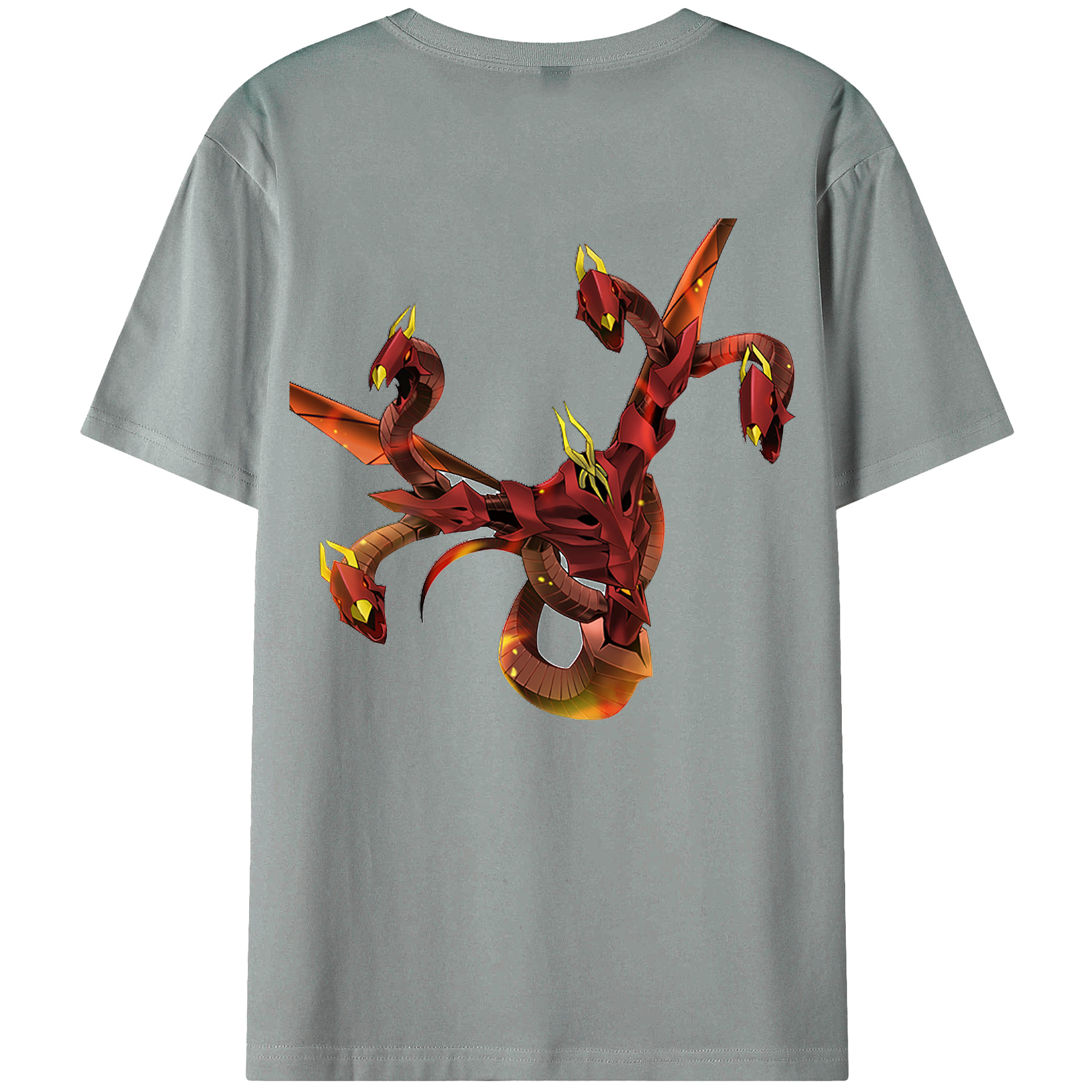 （画像用） 遊☆戯☆王 Yu-Gi-Oh! 綿100％ メンズ半袖Tシャツ（バックプリント） 通気性